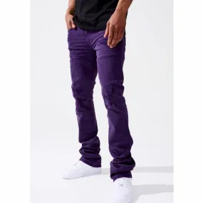 Jordan Craig Martin Stacked Tribeca Twill Pants (Purple) JTF956R