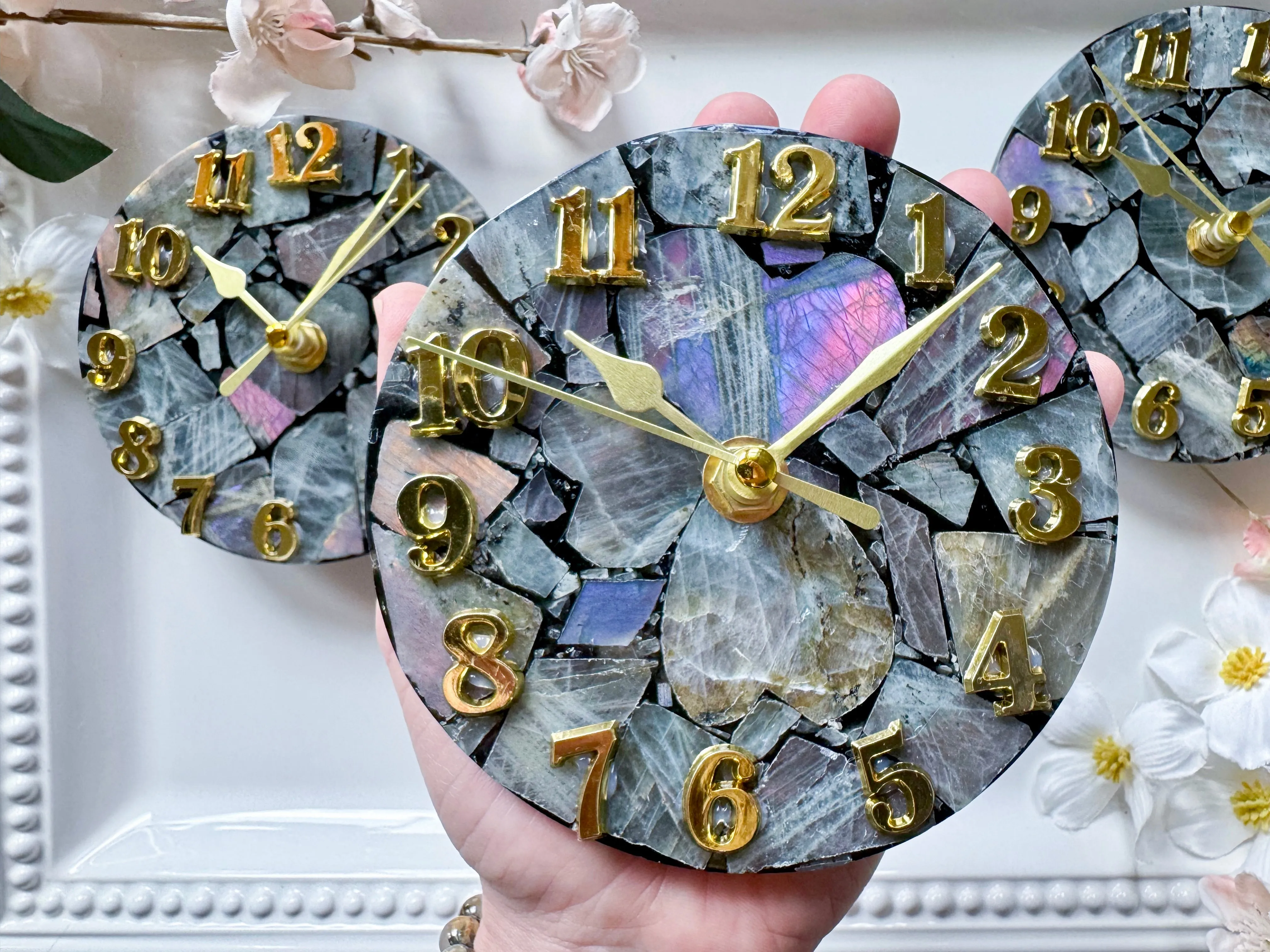 Labradorite Clocks