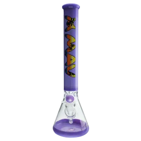 MAV 18 Purple California Retro Full Color Beaker Bong