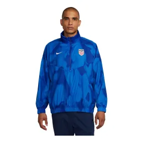 Men's Nike USA Anorak Royal 1/4 Zip