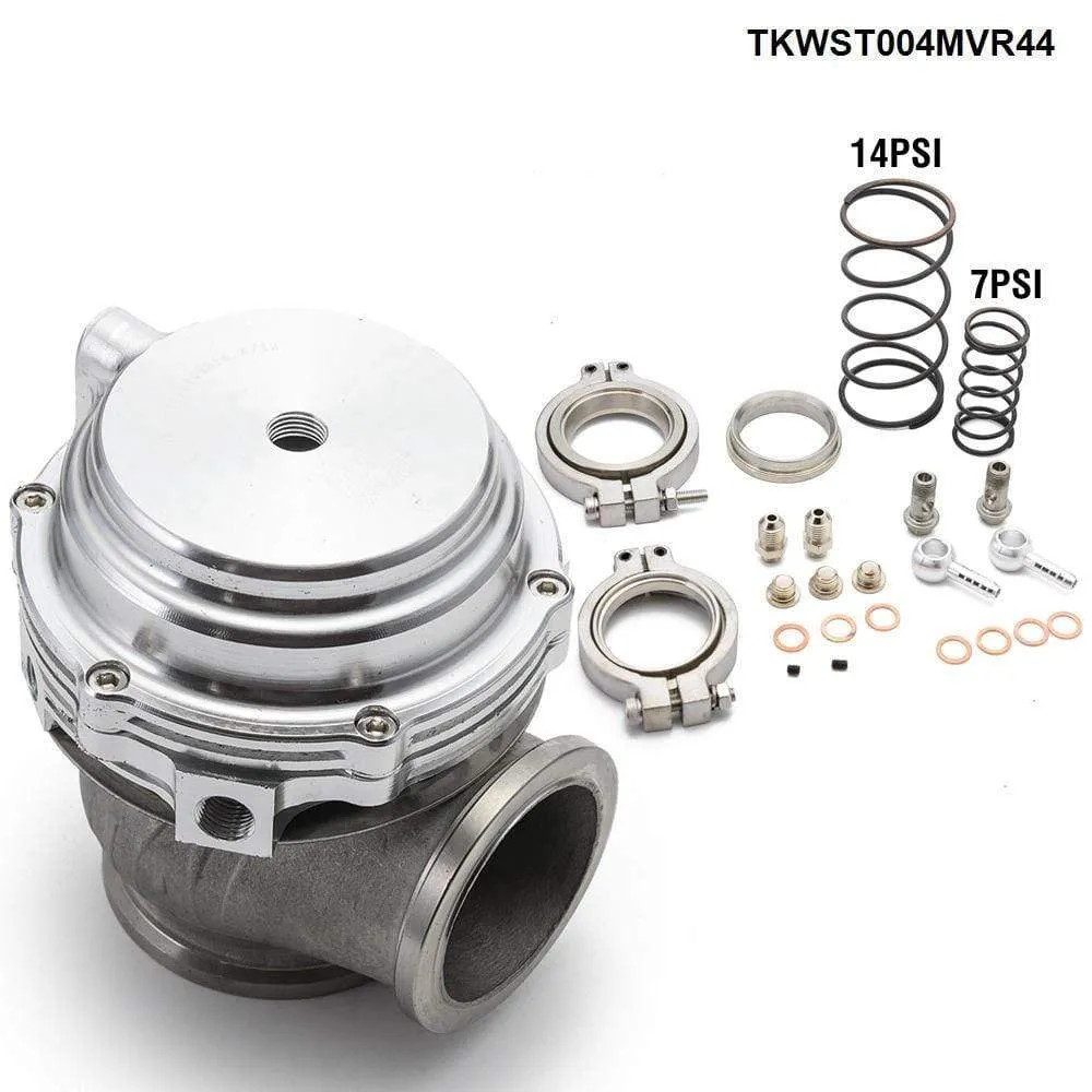 MVR 44mm V Band External Wastegate Kit 24PSI Turbo Wastegate with V Band Flange High Quality TKWST004MVR44