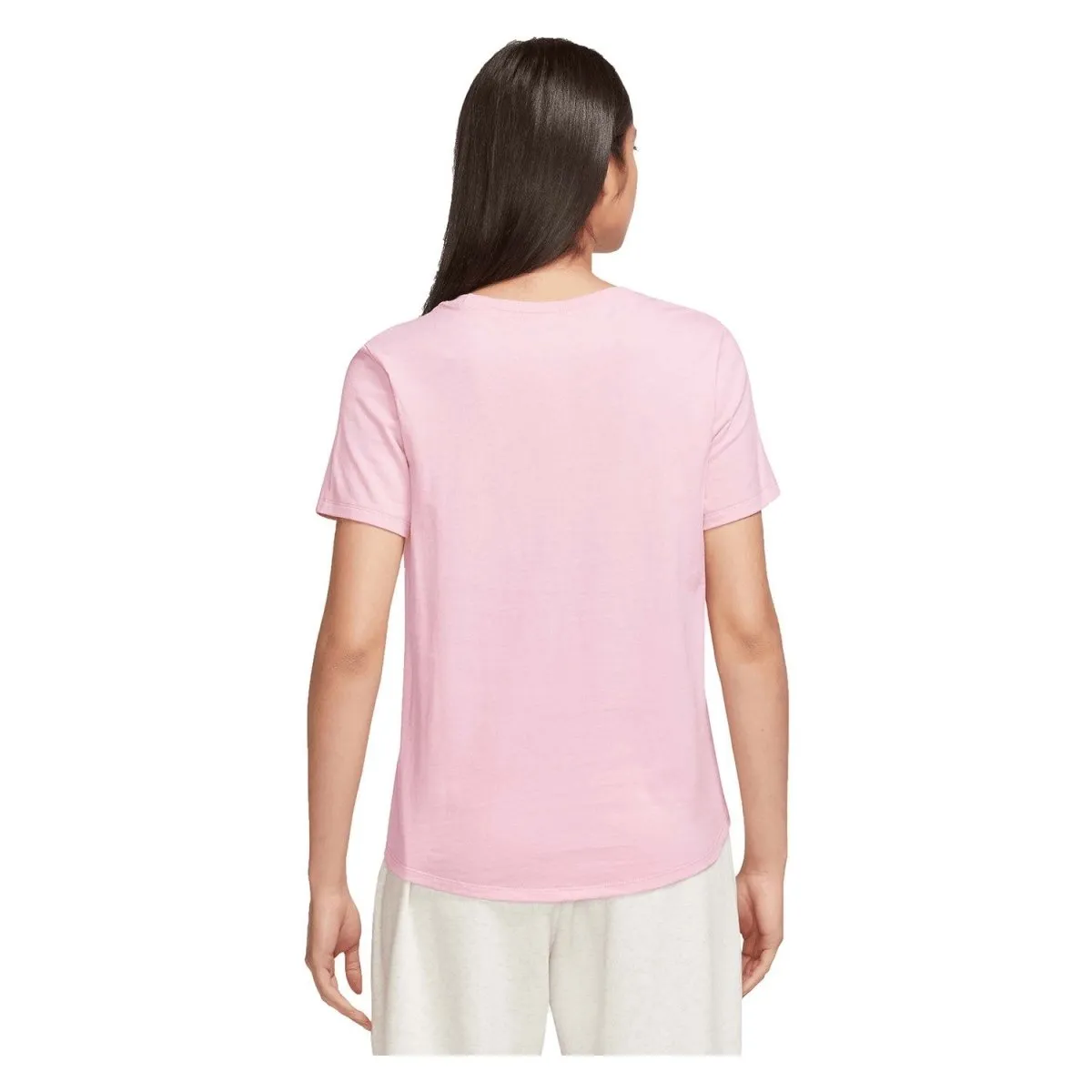 NIKE WOMEN'S SPORTSWEAR CLUB ESSENTIALS PINK TEE