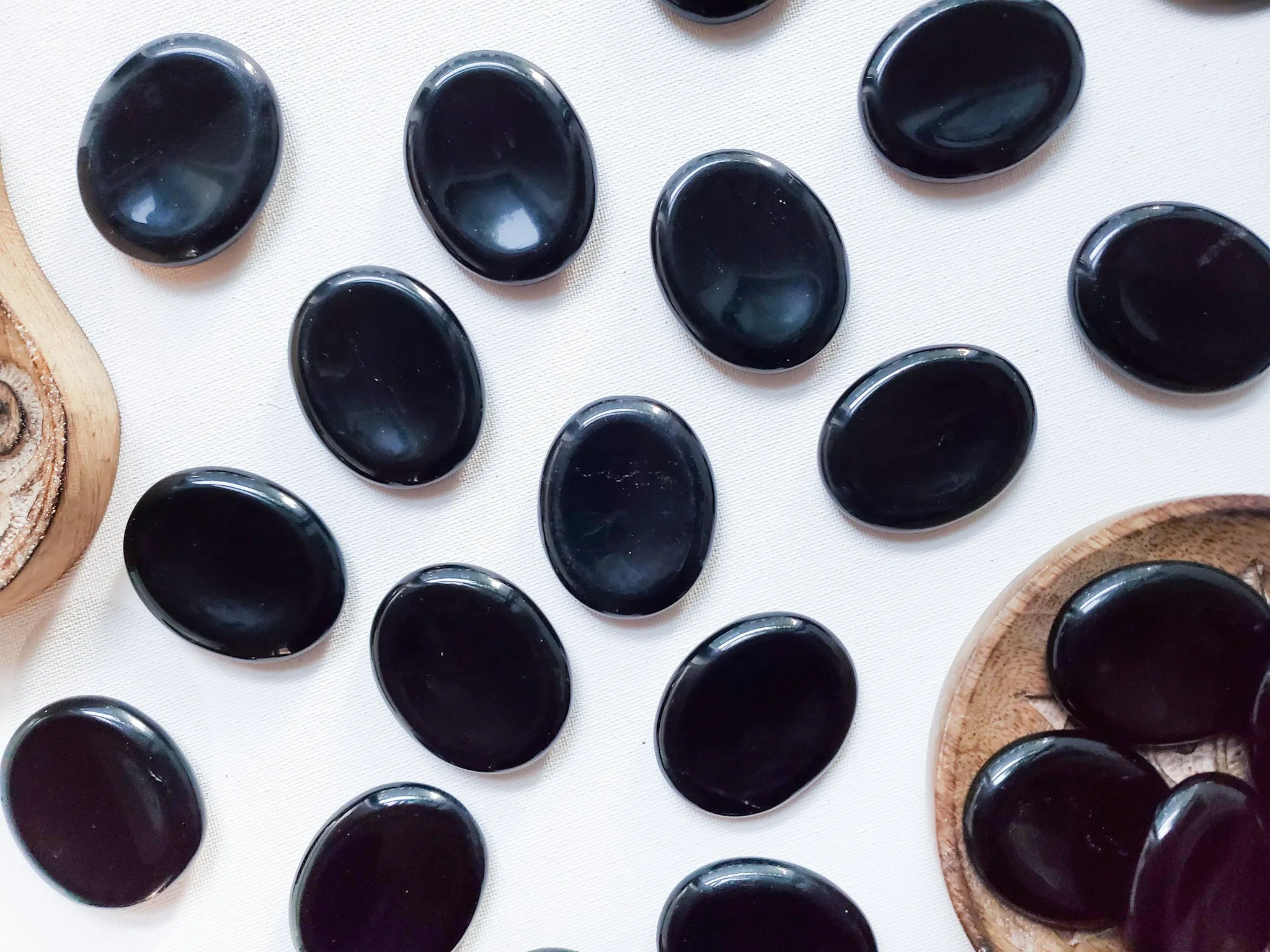 Obsidian Worry Stone