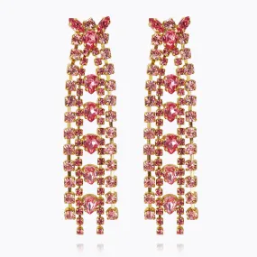 Petite Penelope Earrings / Pink Combo