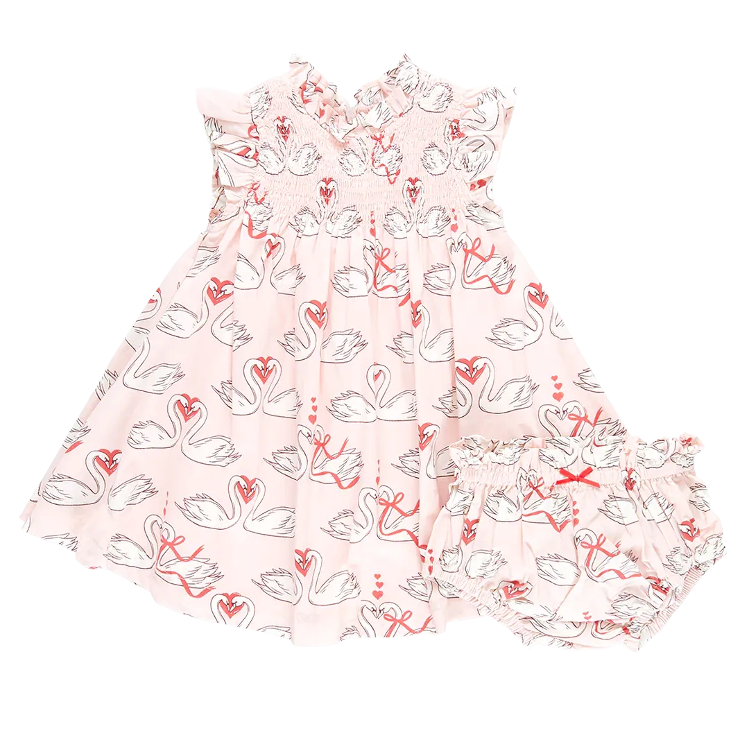 Pink Chicken - Stevie Dress Set - Swan Love