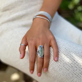 Prehnite Ring - Dakini