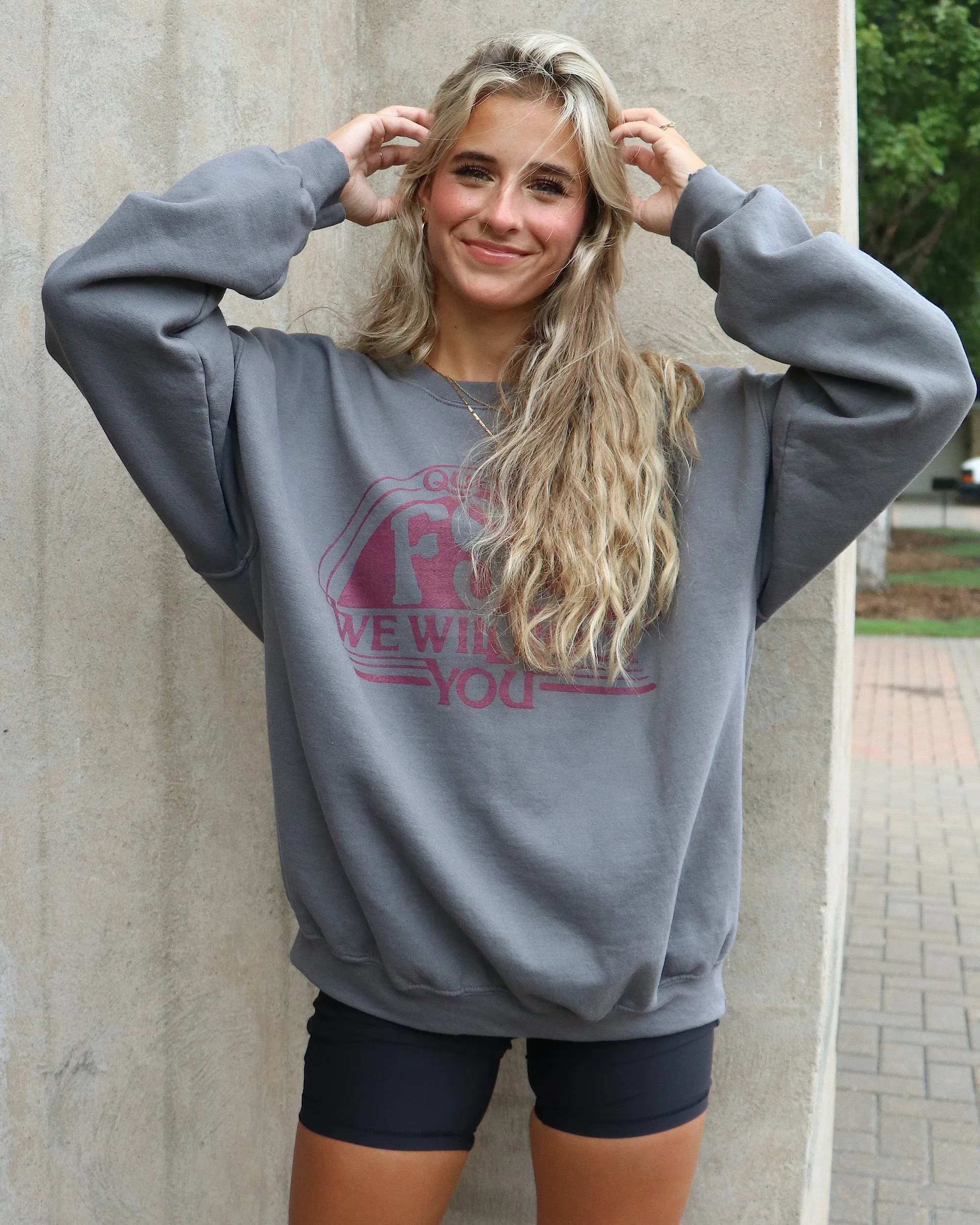 Queen FSU Seminoles Will Rock You Off Black Thrifted Sweatshirt