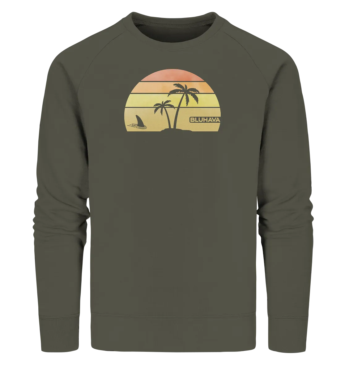 "Sunset Shark Place" - Unisex Premium Organic Sweatshirt