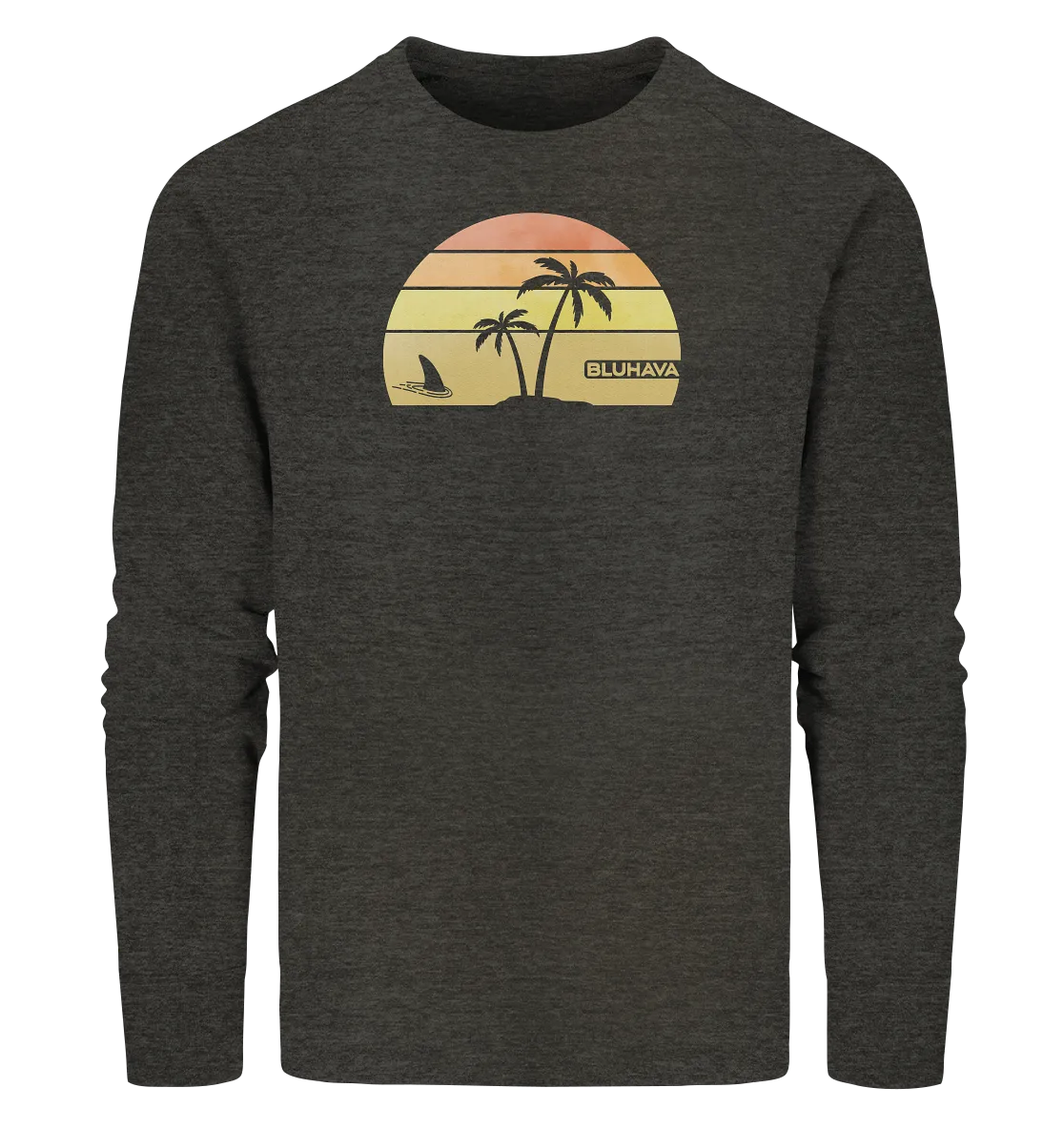 "Sunset Shark Place" - Unisex Premium Organic Sweatshirt