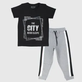 "The City Never Sleeps" 2-Piece Outfit Set