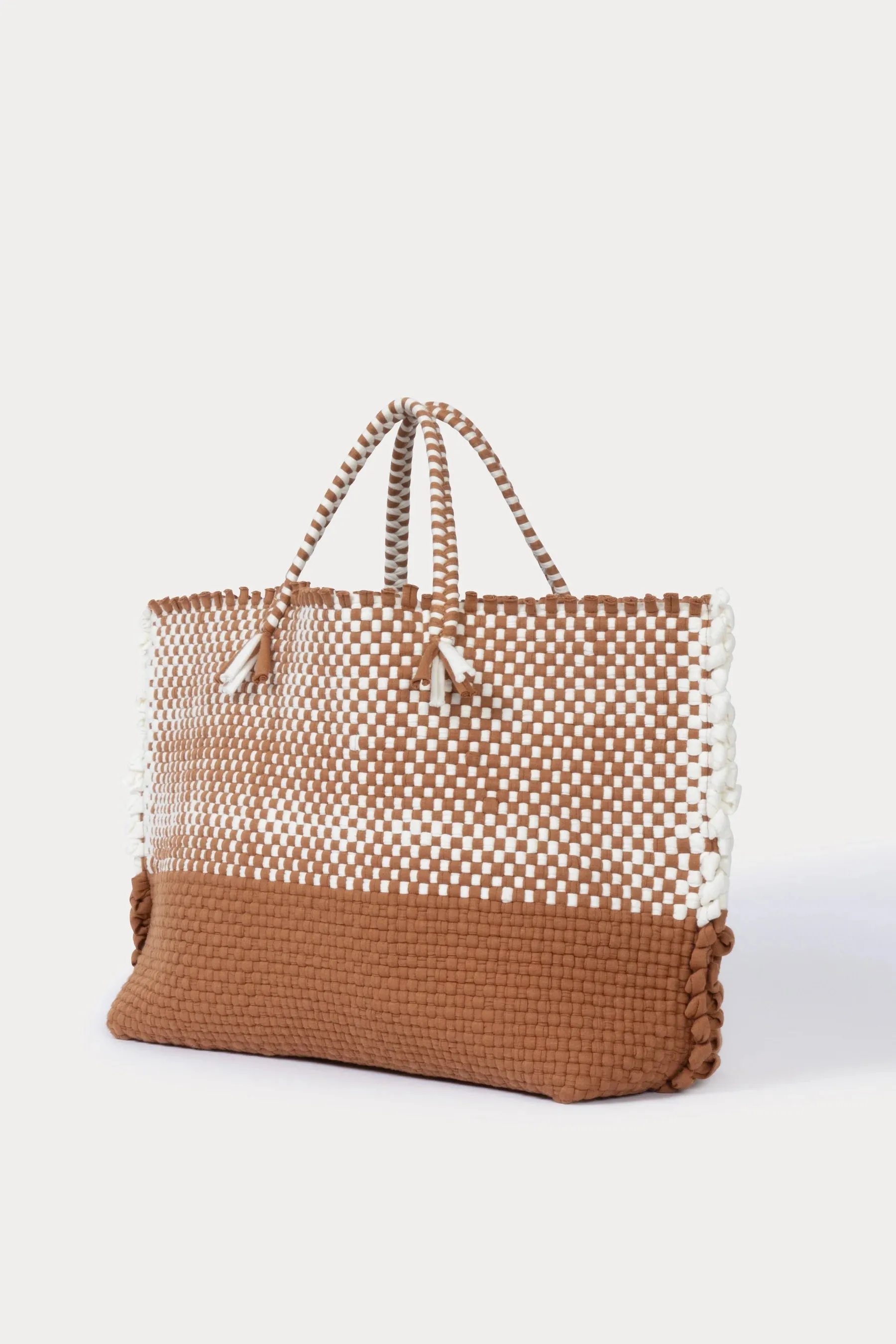 Rachel Comey Cadiz Colorblock Tote in Caramel