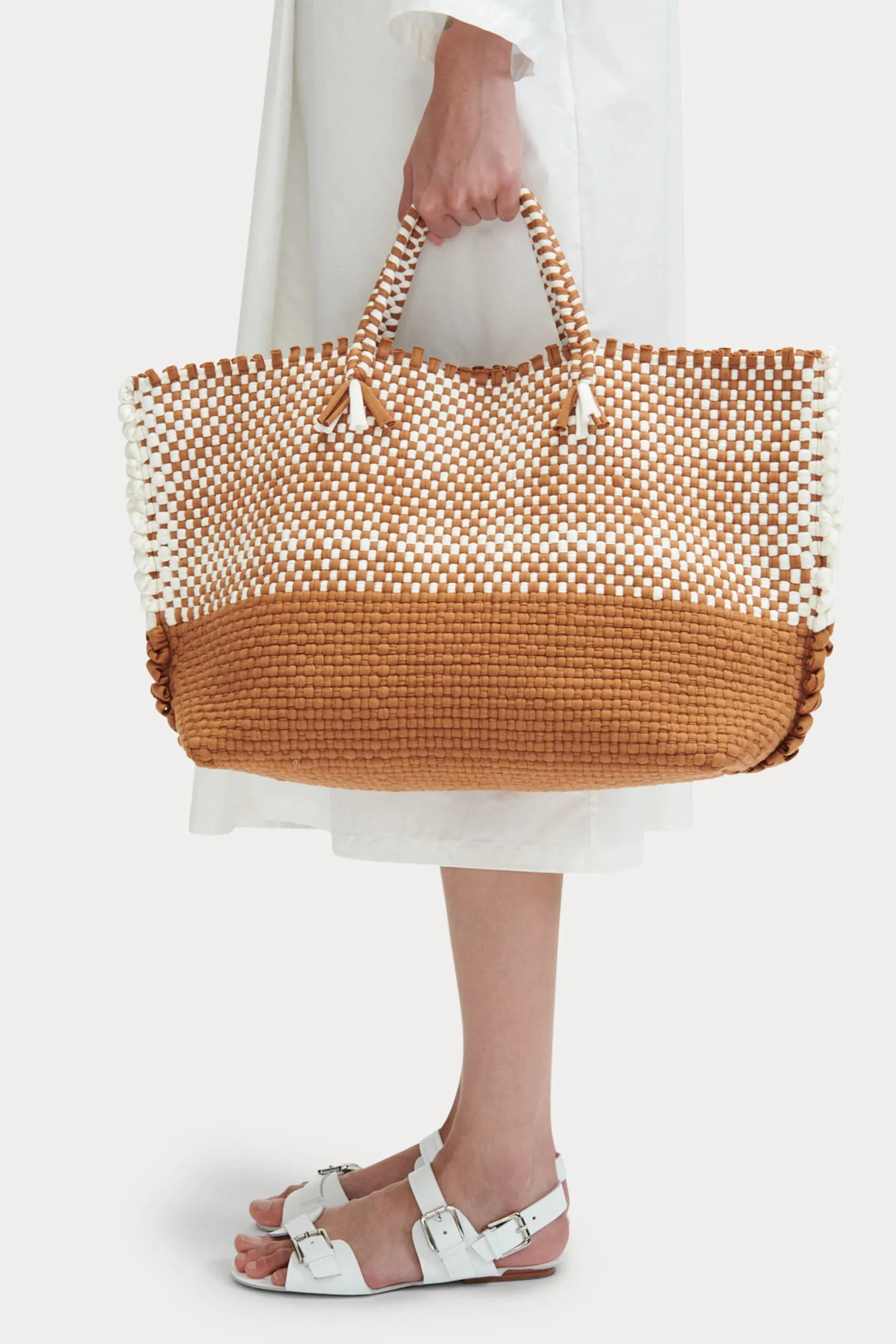 Rachel Comey Cadiz Colorblock Tote in Caramel