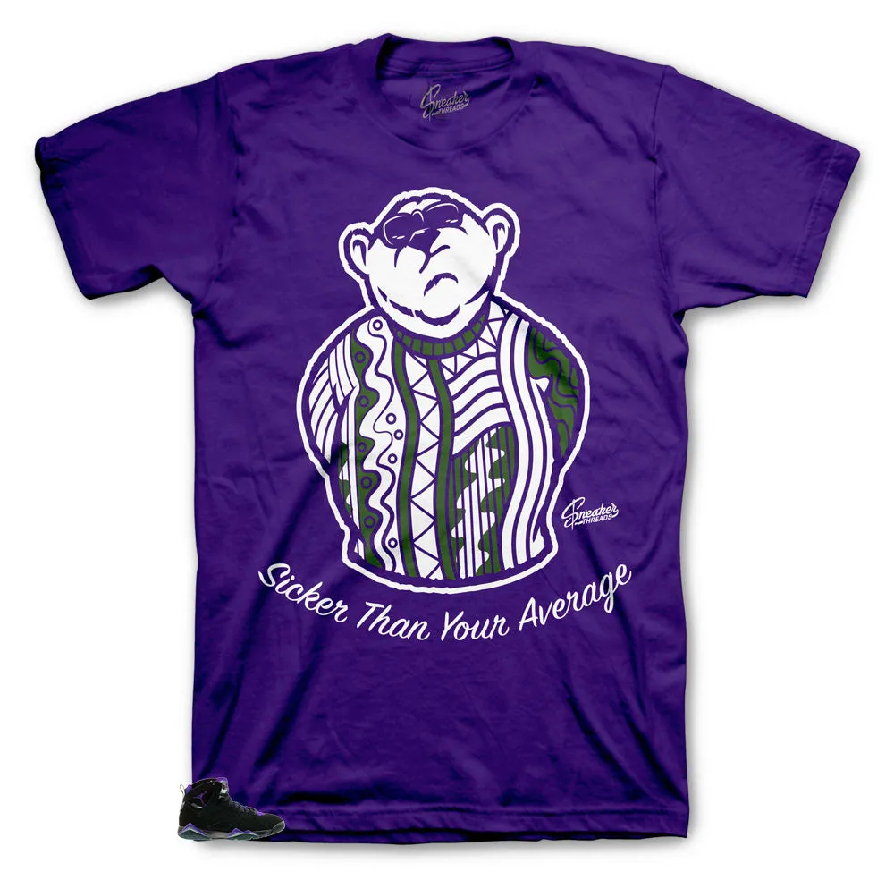 Retro 7 Ray Allen Shirt - BIG Bear - Purple