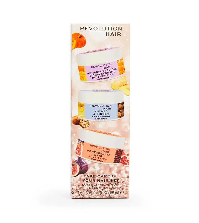 Revolution Haircare - Set de tres mascarillas capilares