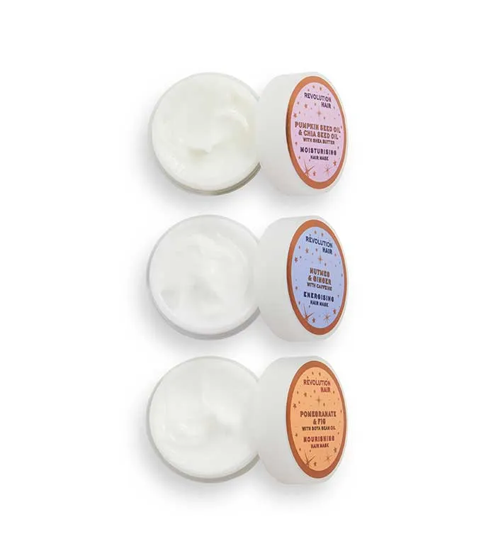 Revolution Haircare - Set de tres mascarillas capilares