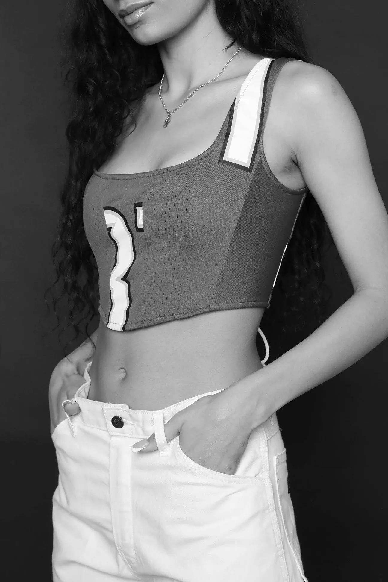 Rework Detroit Pistons NBA Corset - XS