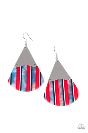 Social Animal Red-Earrings