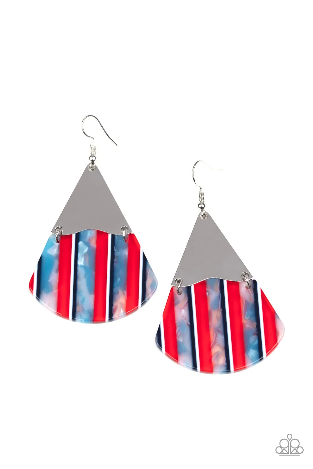 Social Animal Red-Earrings