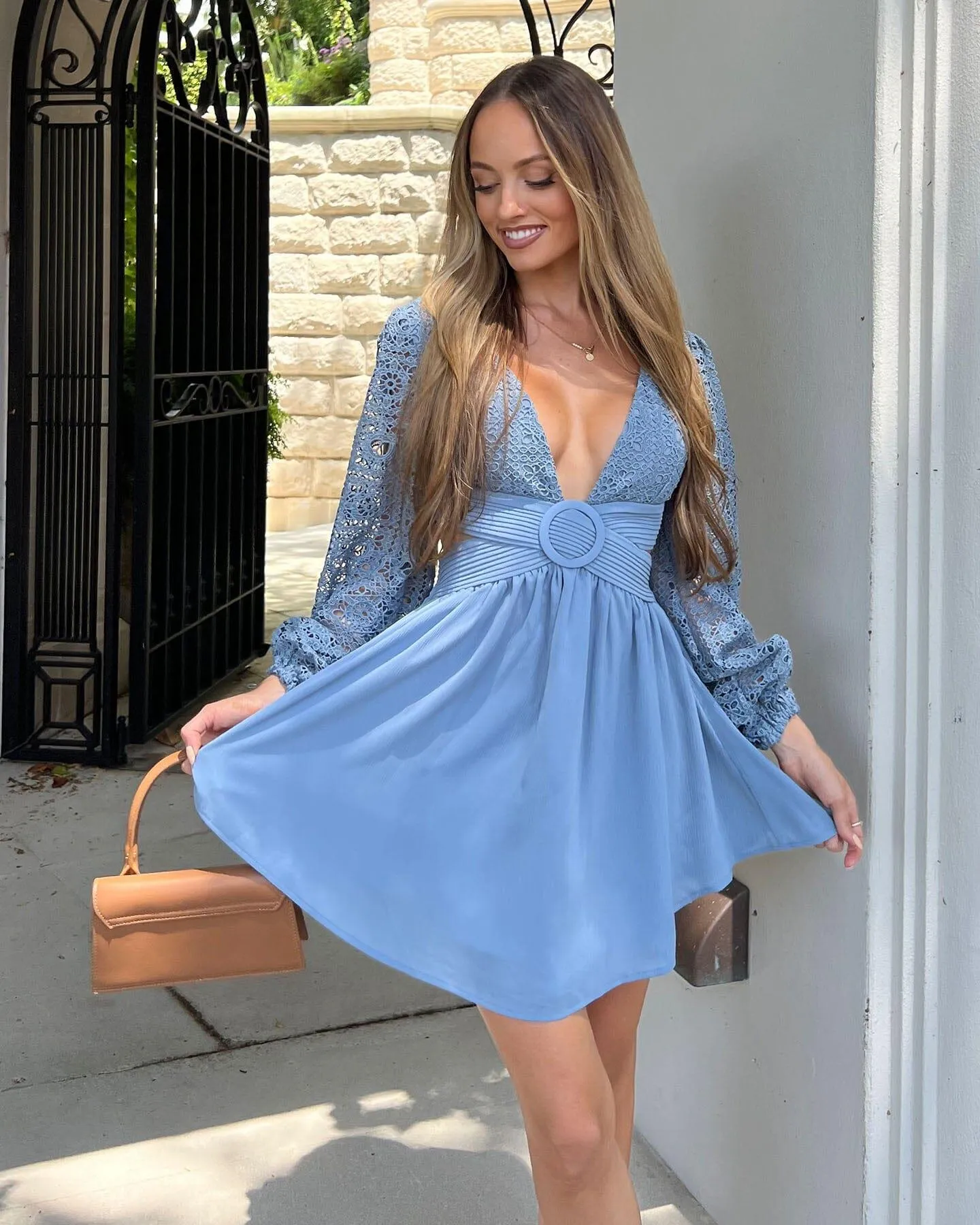 Tabetha Dress - Blue