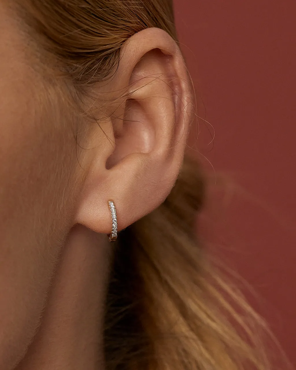 The Dreamy Diamond Hoops (11mm)