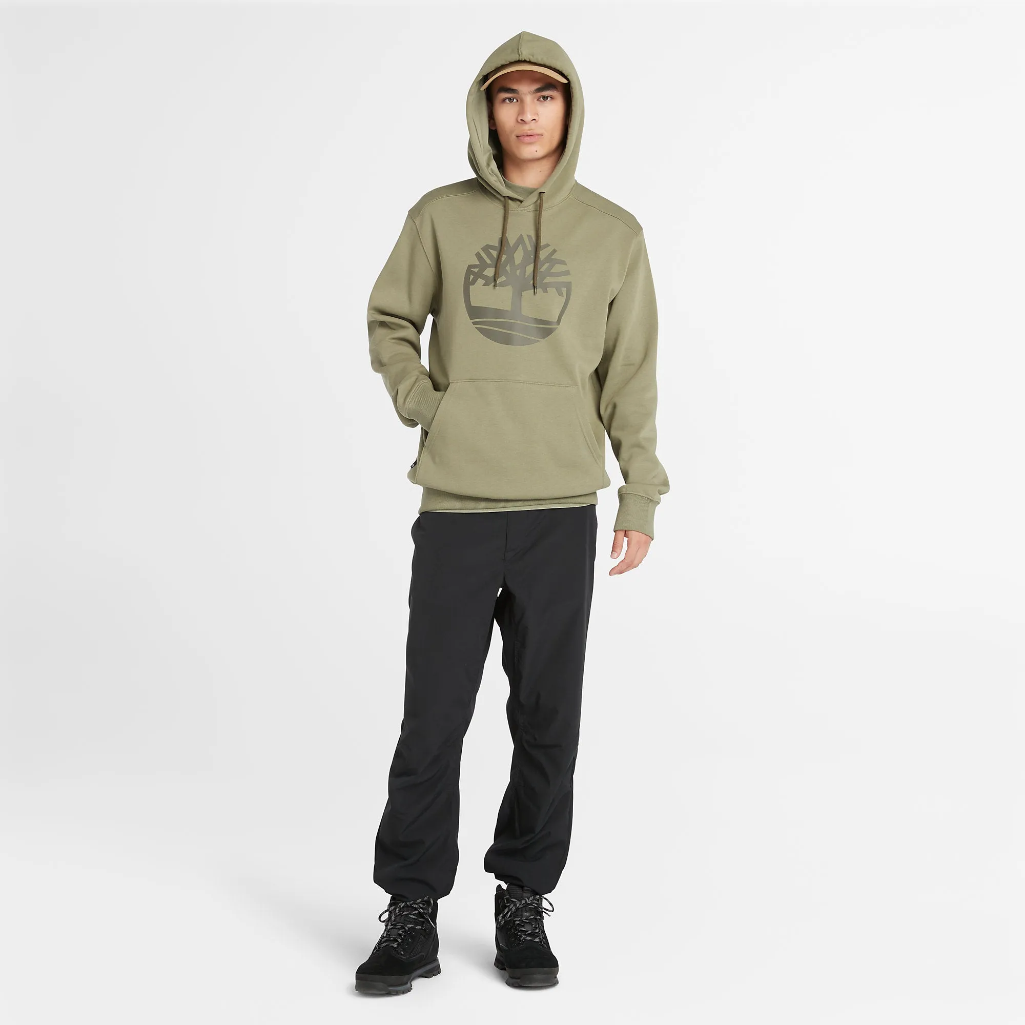 Timberland Men's Tree Logo Overhead Hoodie