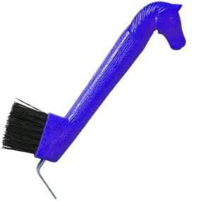 TuffRider Horse Head Hoof Picks in Neon Blue