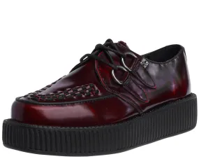 T.U.K Burgundy Rub Off Viva Low Creeper