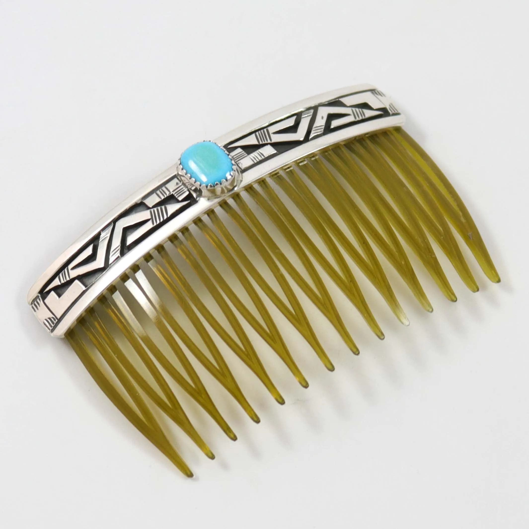 Turquoise Hair Comb