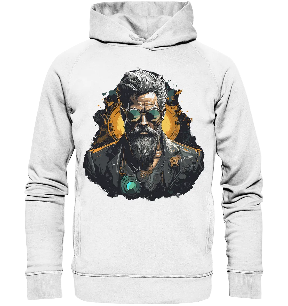 Unisex Bio-Hoodie mit Gentleman Motiv „CTO“