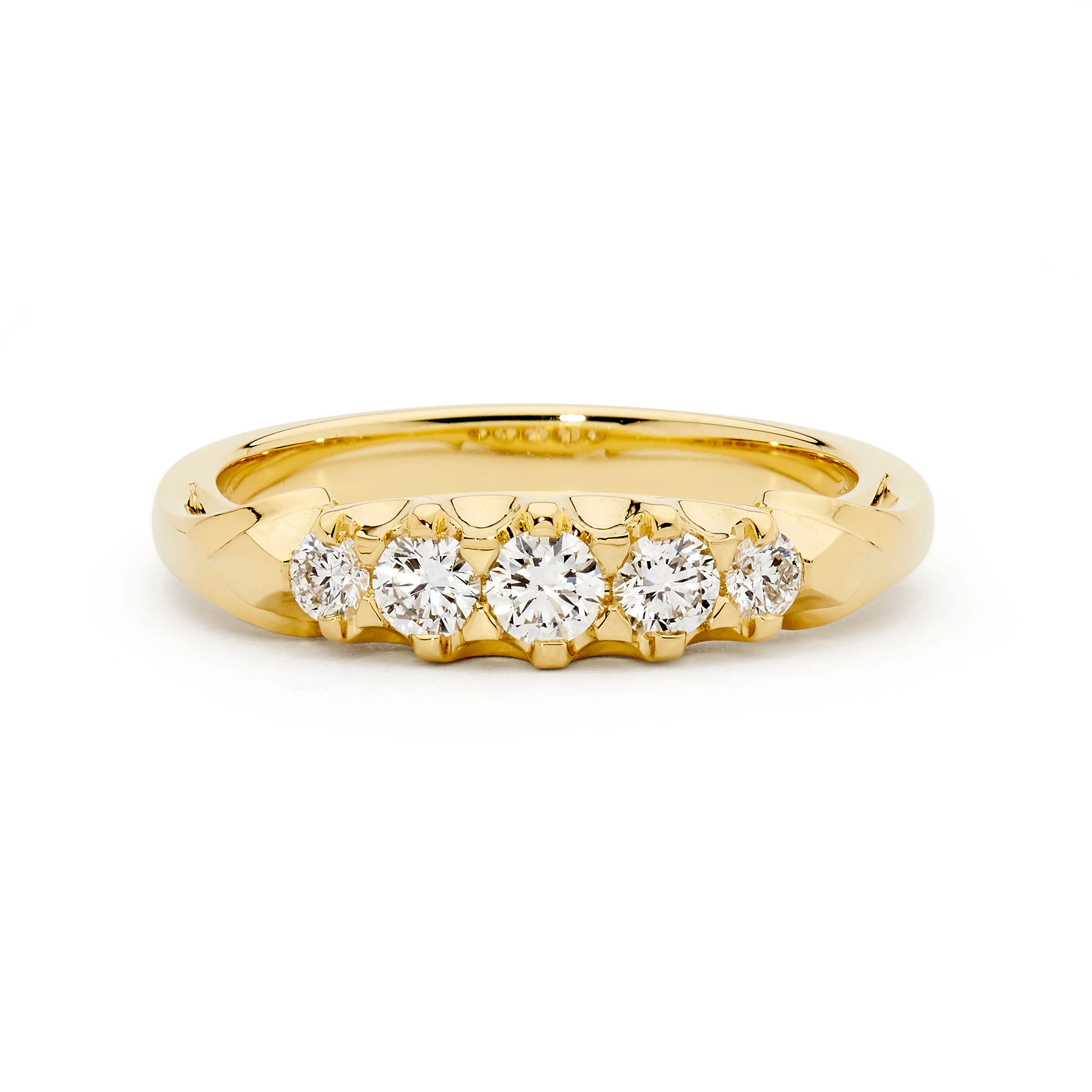 Vintage Style 5 Stone Diamond Ring