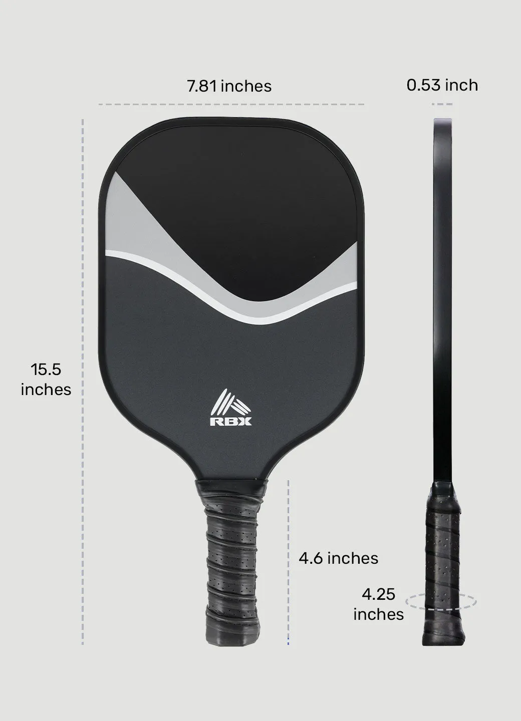 Wave Pickleball Paddle with Cover